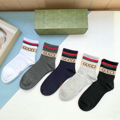 GUCCI LOW-CUT SOCKS 425539 (1 BOX)