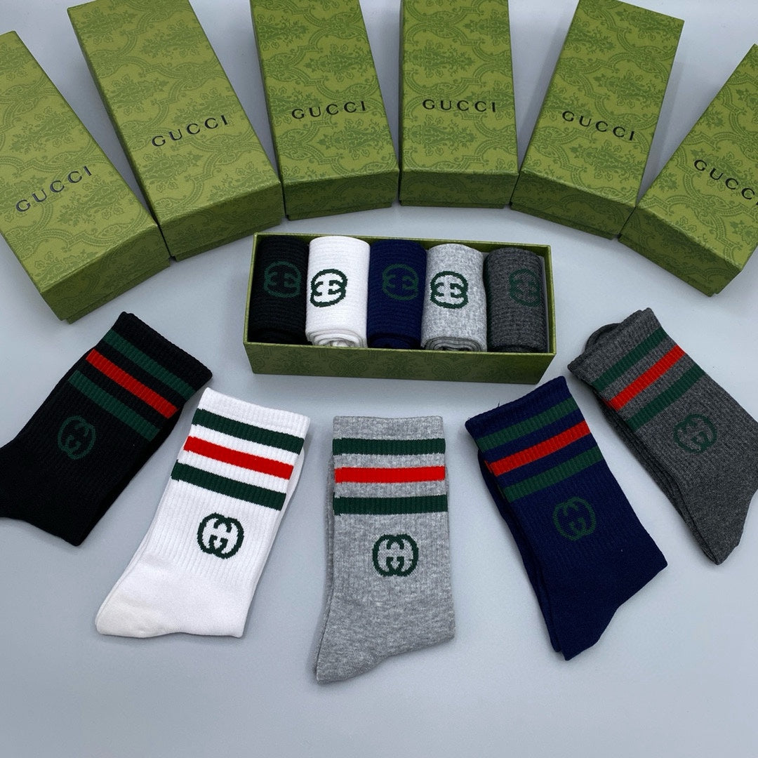 GUCCI LOW-CUT SOCKS 425542 (1 BOX)