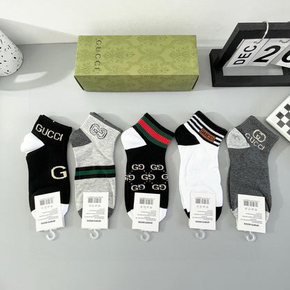 GUCCI LOW-CUT SOCKS 425920 (1 BOX)
