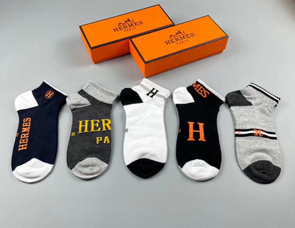 HERMES LOW-CUT SOCKS 241344 (1 BOX)
