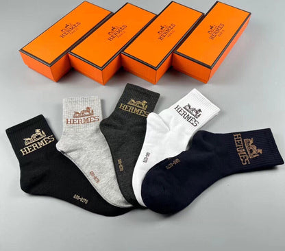 HERMES LOW-CUT SOCKS 282996 (1 BOX)