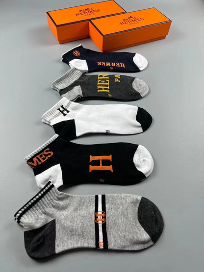 HERMES LOW-CUT SOCKS 291041 (1 BOX)