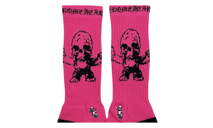 Foti Harris Teeter Logo Socks "Neon Pink / Black" CHRM1226