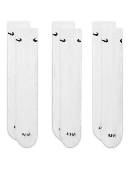 Everyday Plus Cushioned Socks (3 Pairs) - White
