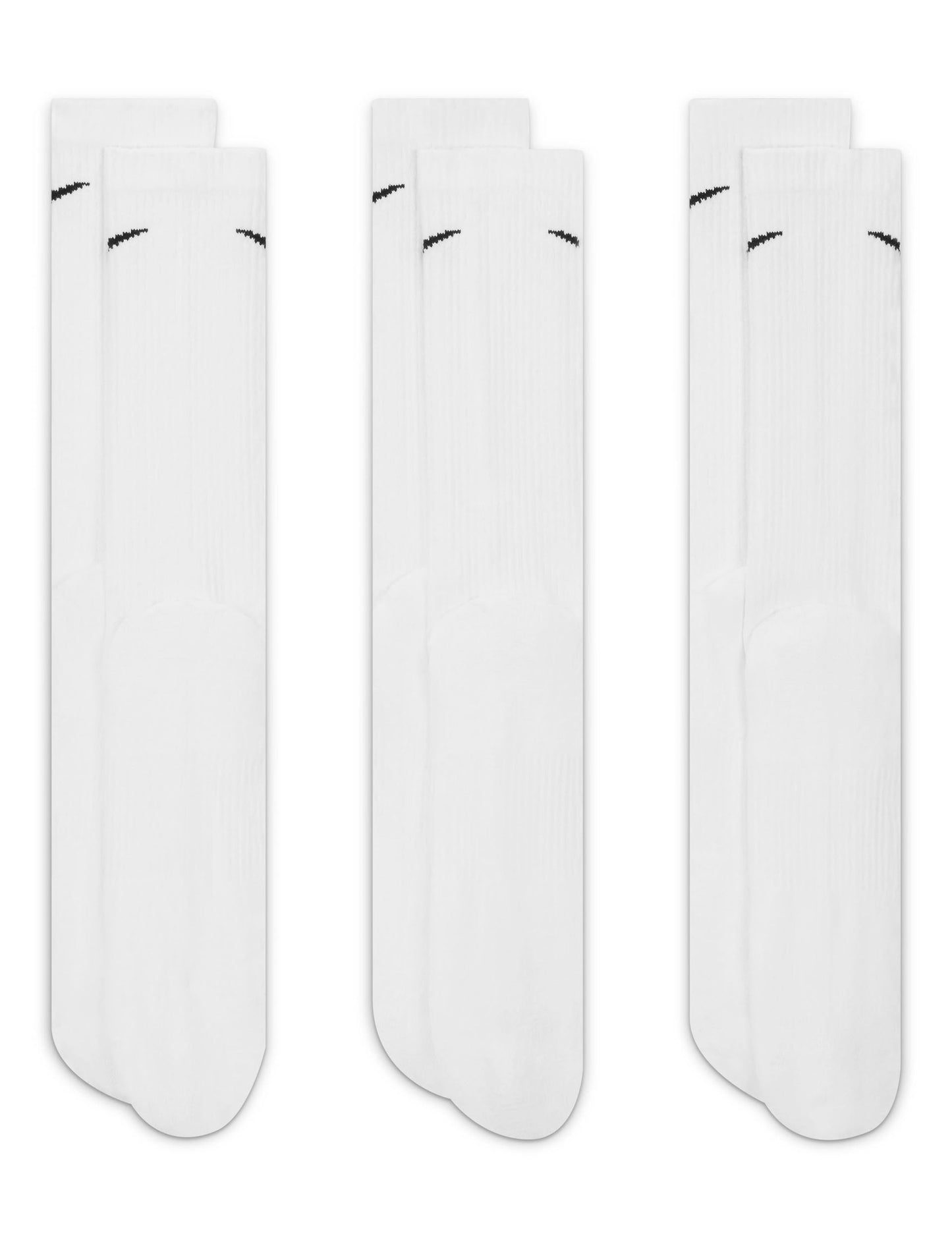 Everyday Plus Cushioned Socks (3 Pairs) - White