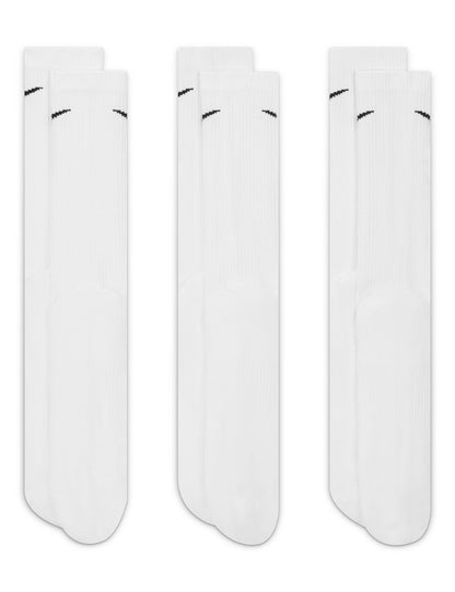 Everyday Plus Cushioned Socks (3 Pairs) - White