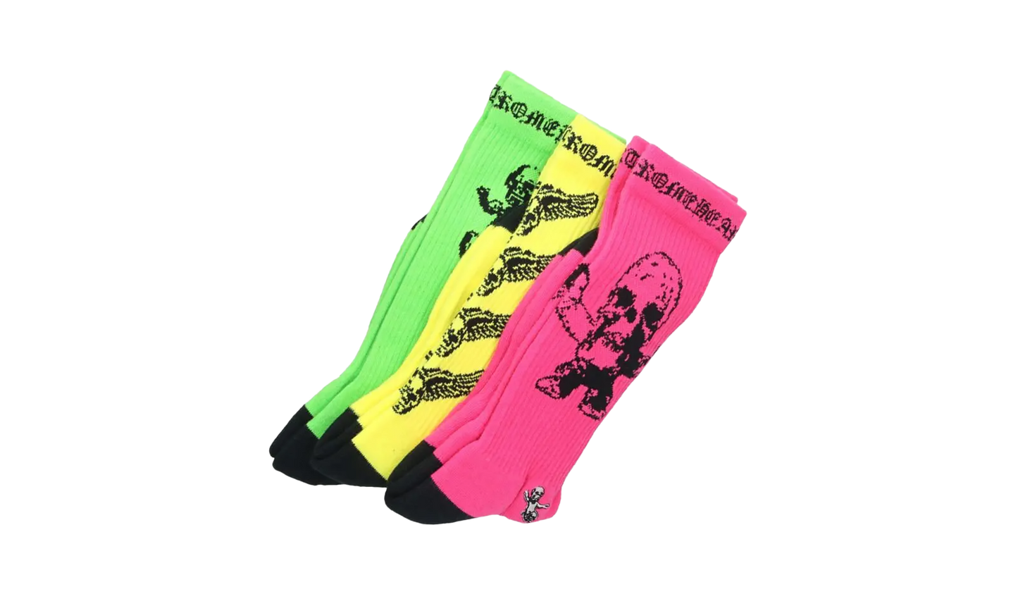 Foti Socks (3Pack) "Neon Mix" CHRM0227