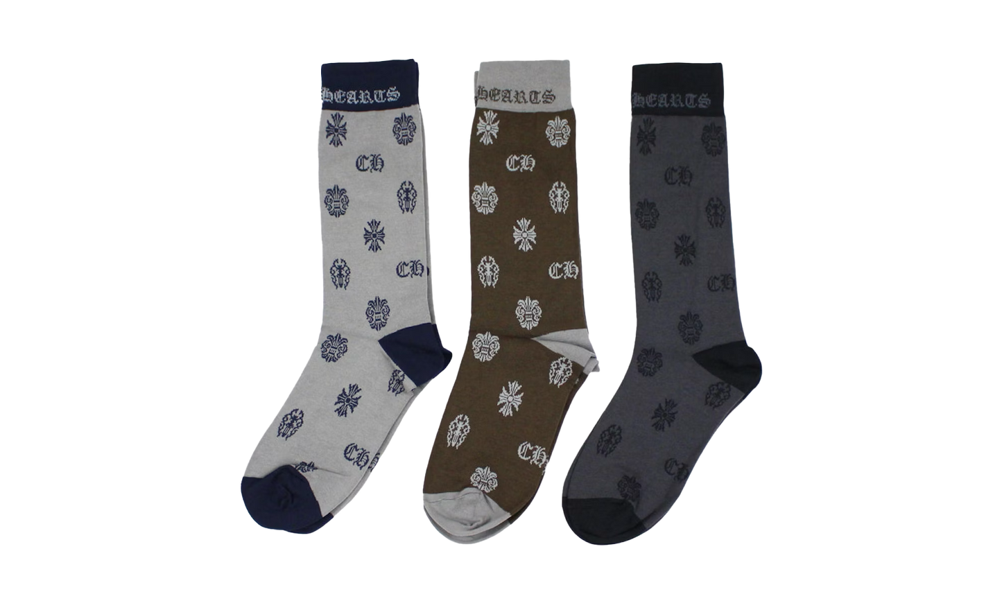Multi Logo Socks "Multi - 3 Pack" CHRM0271