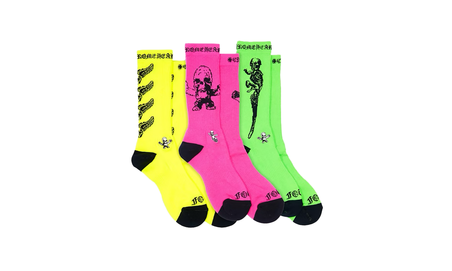 Foti Socks (3Pack) "Neon Mix" CHRM0227