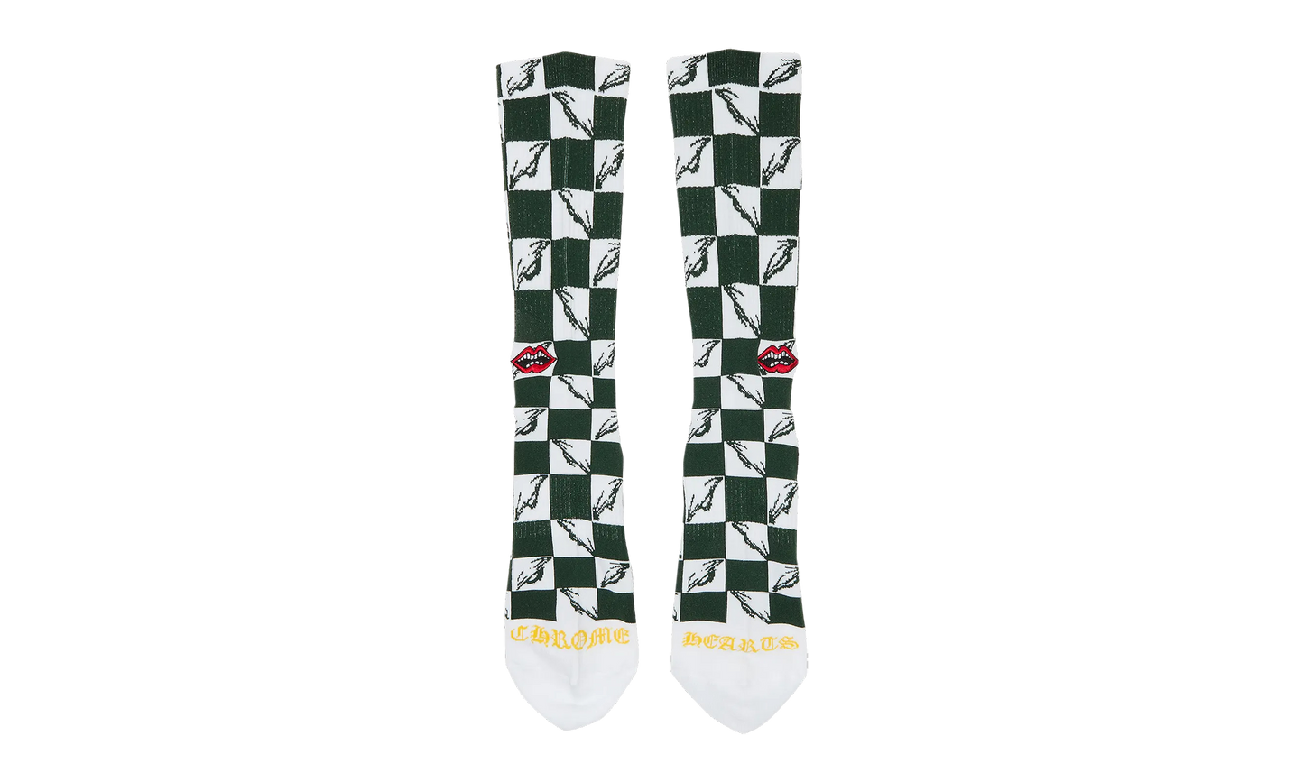 Matty Boy 99 Eyes Socks "Green / White" CHRM0717
