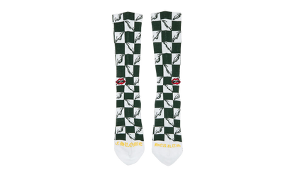 Matty Boy 99 Eyes Socks "Green / White" CHRM0717