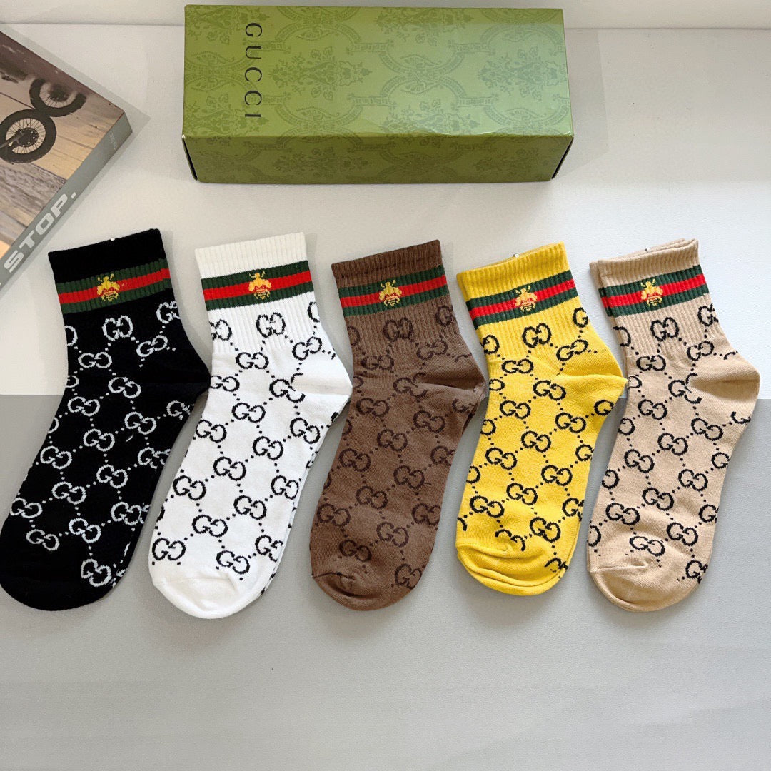 5-Pair Comfort Socks Set (1 BOX)-17