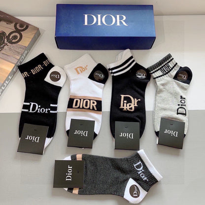 5-Pair Comfort Socks Set (1 BOX)-24