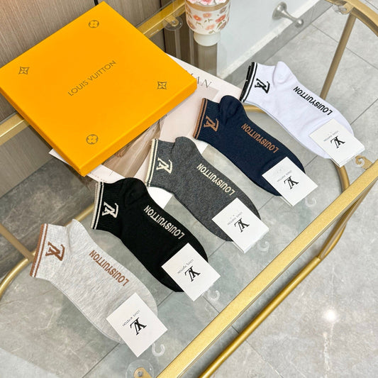 5-Pair Comfort Socks Set (1 BOX)-44