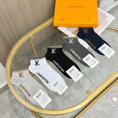 5-Pair Comfort Socks Set (1 BOX)-44