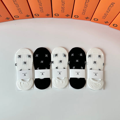 5-Pair Comfort Socks Set (1 BOX)-78