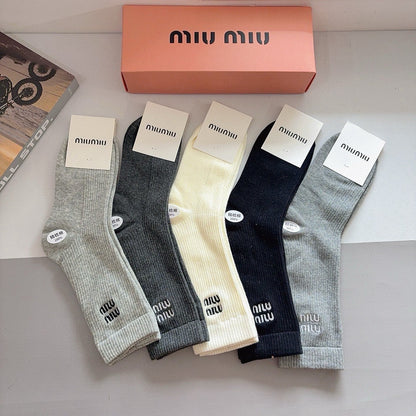 5-Pair Comfort Socks Set (1 BOX)-87