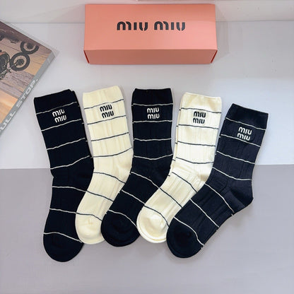 5-Pair Comfort Socks Set (1 BOX)-95