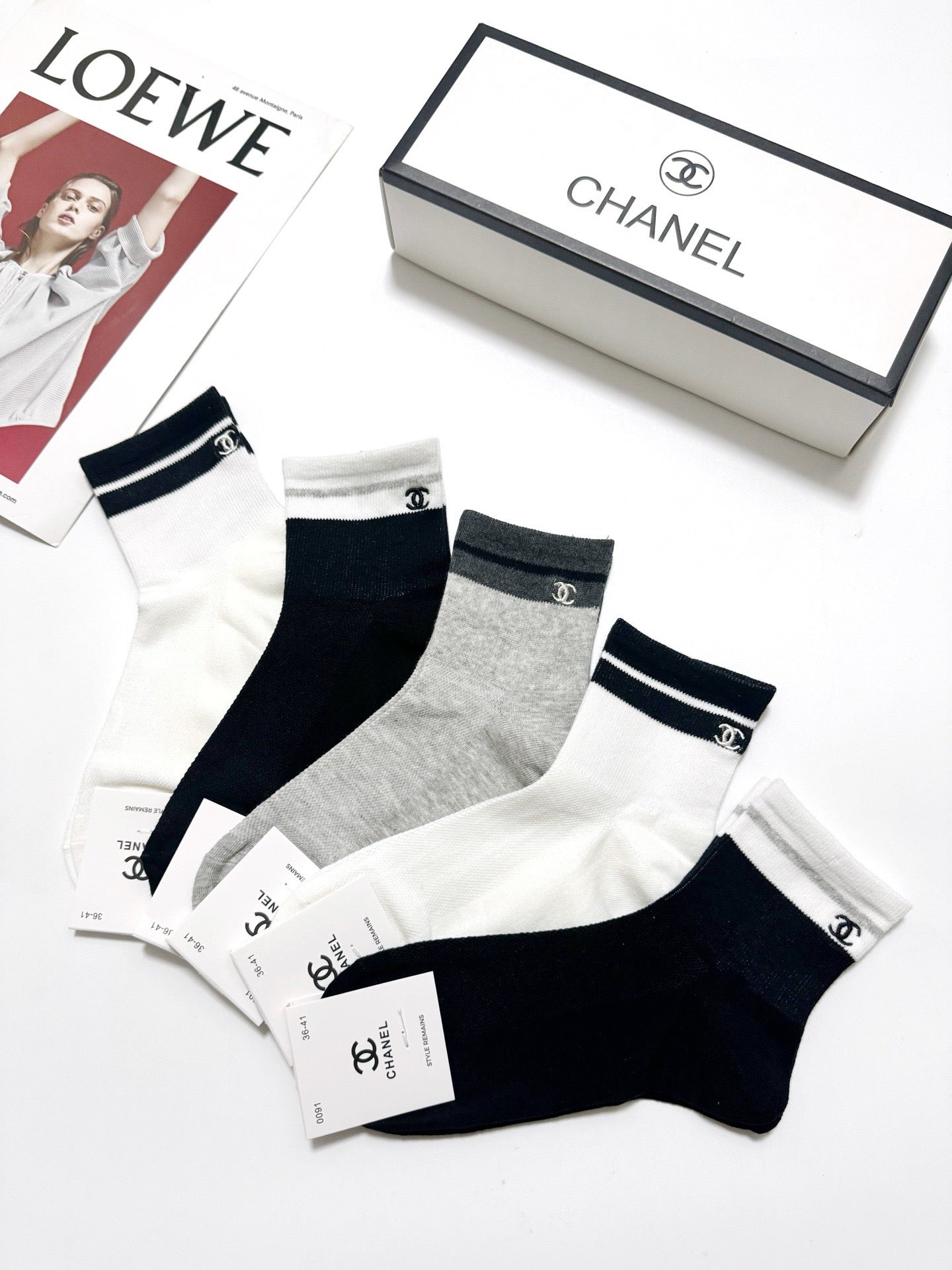 5-Pair Comfort Socks Set (1 BOX)-117