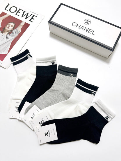 5-Pair Comfort Socks Set (1 BOX)-117
