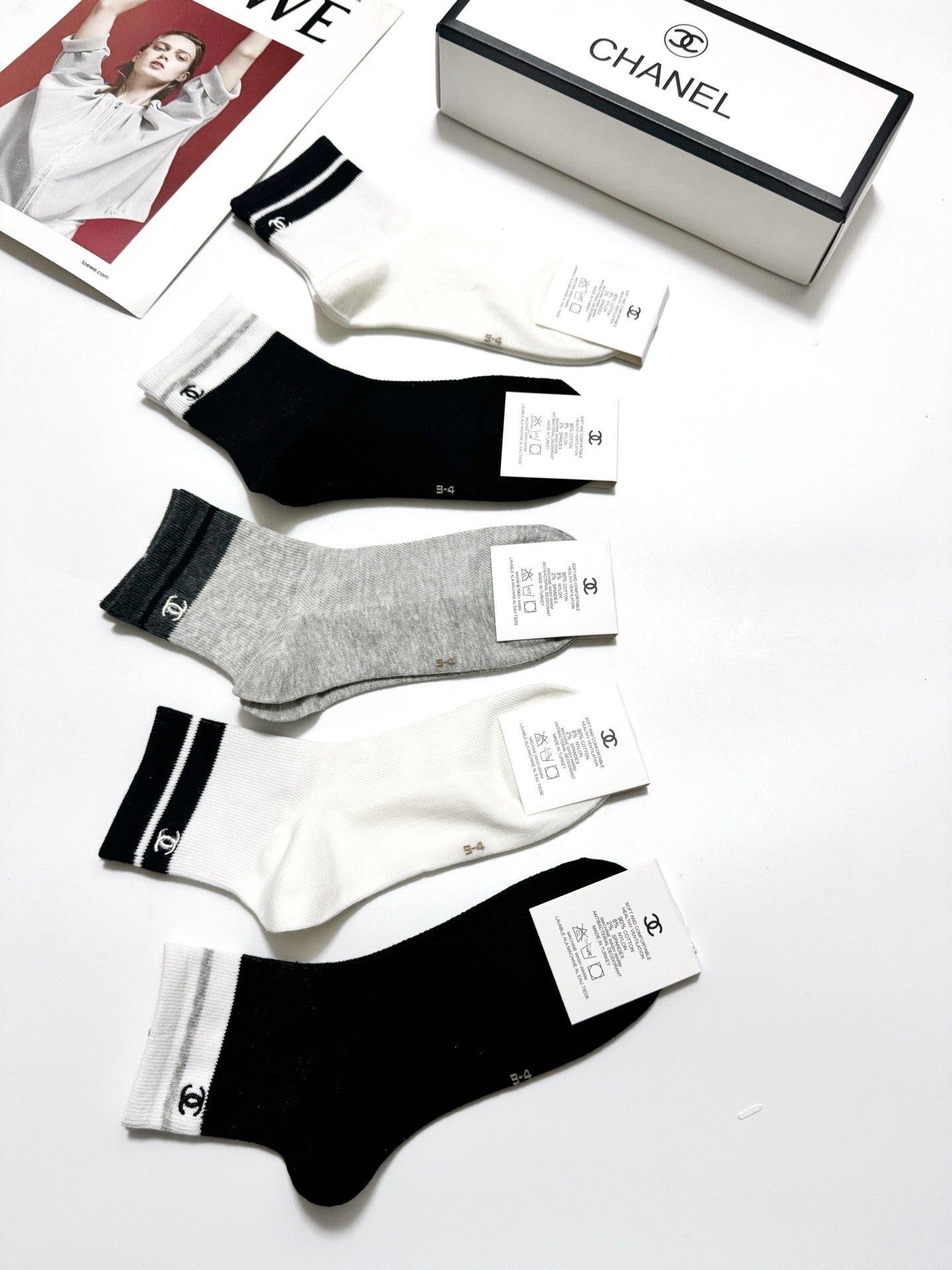 5-Pair Comfort Socks Set (1 BOX)-117