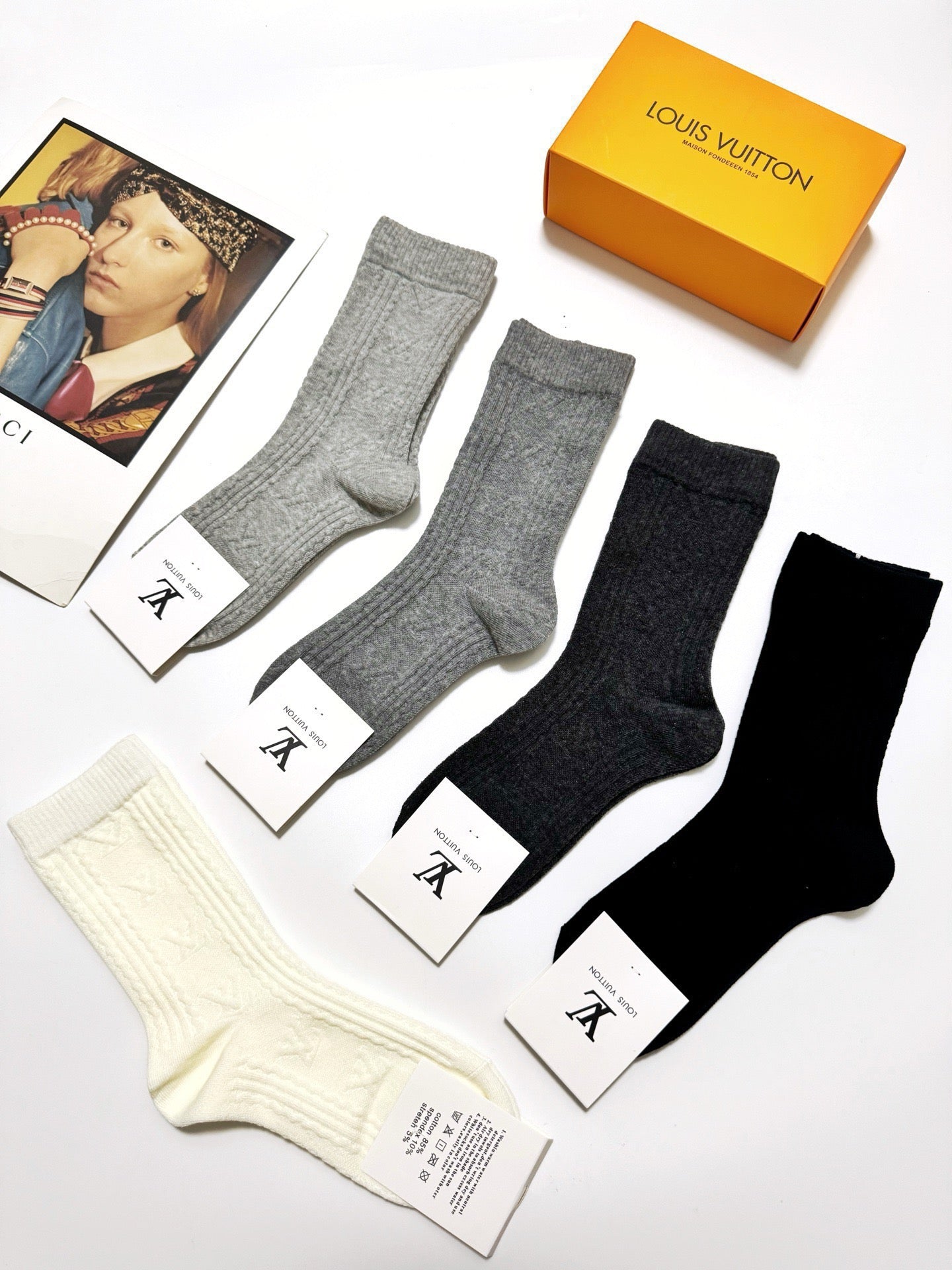 5-Pair Comfort Socks Set (1 BOX)-120