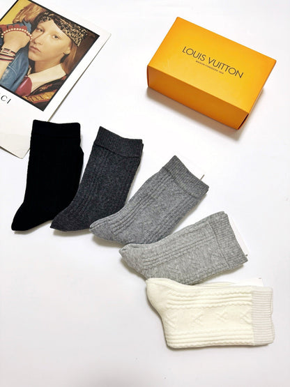 5-Pair Comfort Socks Set (1 BOX)-120
