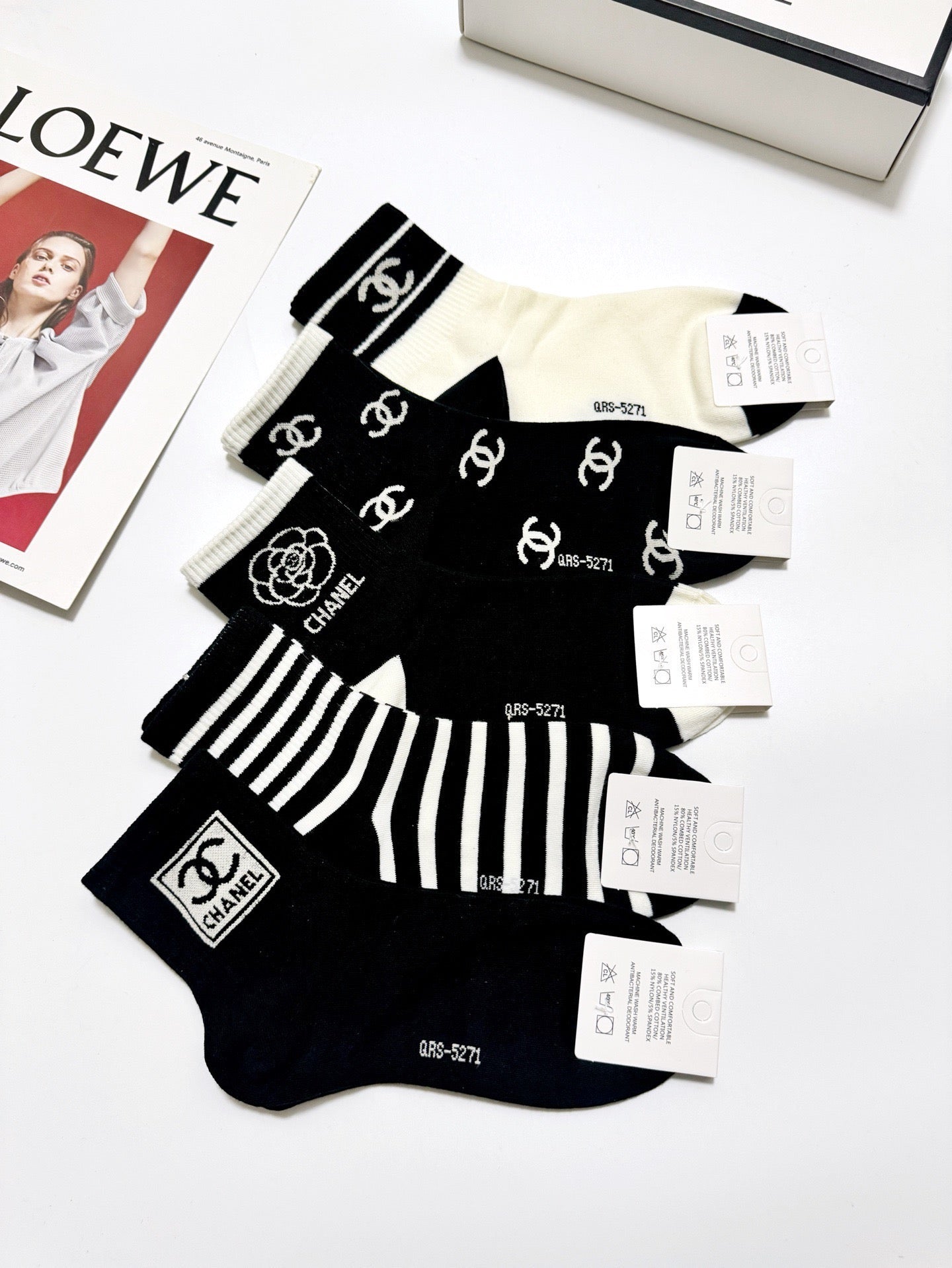 5-Pair Comfort Socks Set (1 BOX)-127