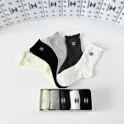 5-Pair Comfort Socks Set (1 BOX)-137