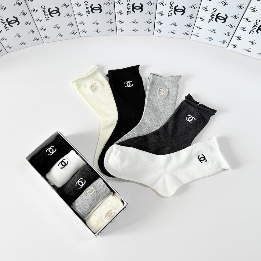 5-Pair Comfort Socks Set (1 BOX)-137