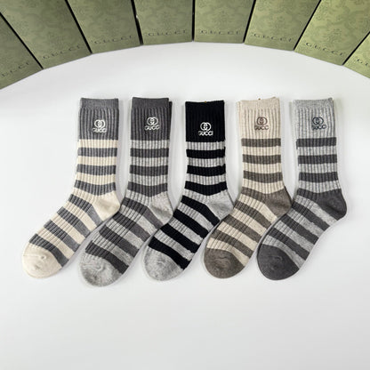 5-Pair Comfort Socks Set (1 BOX)-139