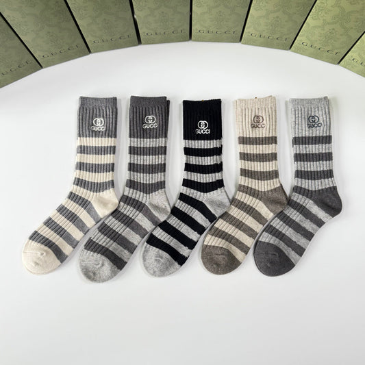 5-Pair Comfort Socks Set (1 BOX)-139