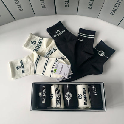 5-Pair Comfort Socks Set (1 BOX)-152