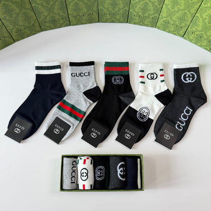 5-Pair Comfort Socks Set (1 BOX)-172