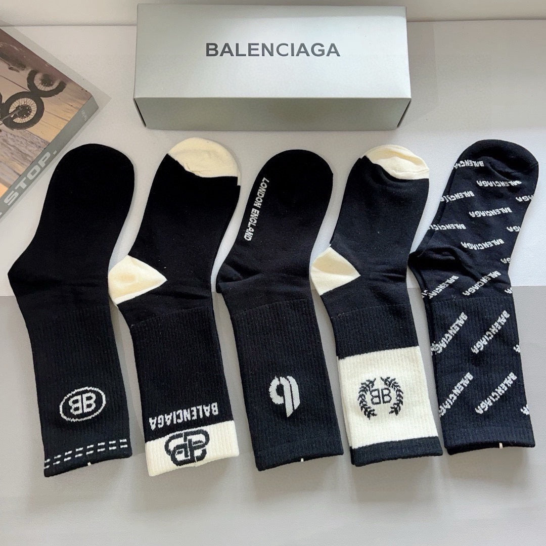 5-Pair Comfort Socks Set (1 BOX)-197