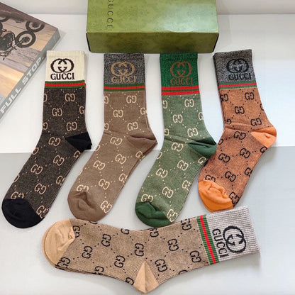 5-Pair Comfort Socks Set (1 BOX)-198