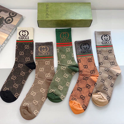 5-Pair Comfort Socks Set (1 BOX)-198