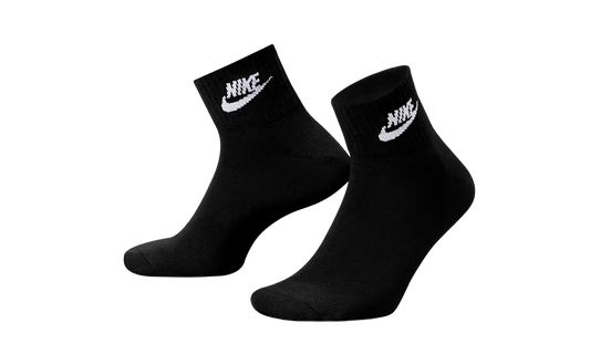 Everyday Essential Ankle Socks (3 Pairs) "White / Black" DX5074 010